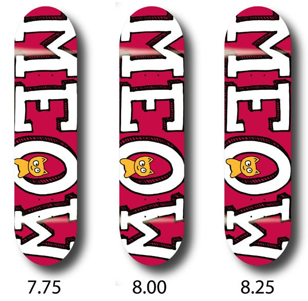 New Maroon Logo Decks Available! - Meow Skateboards