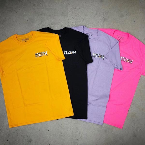 Bar Logo T-Shirts - Meow Skateboards