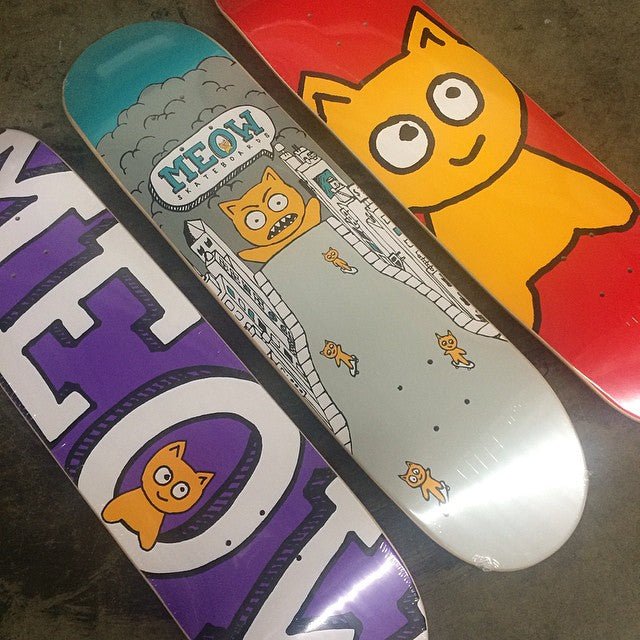 Winter 2014 Graphics In Stock - Meow Skateboards