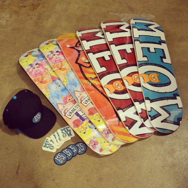 Available at Tri-Star Skateboards! - Meow Skateboards