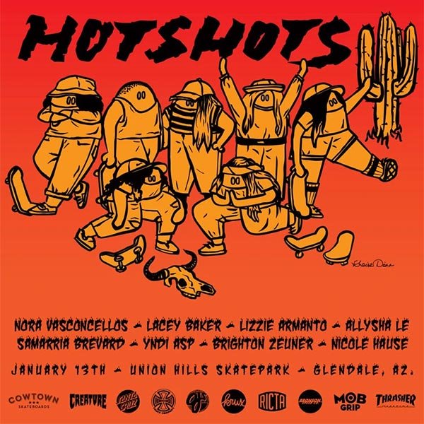 Hotshots - Thrasher x NHS Tour - Meow Skateboards