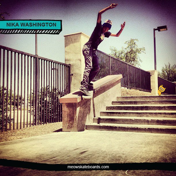 Introducing Nika Washington! - Meow Skateboards