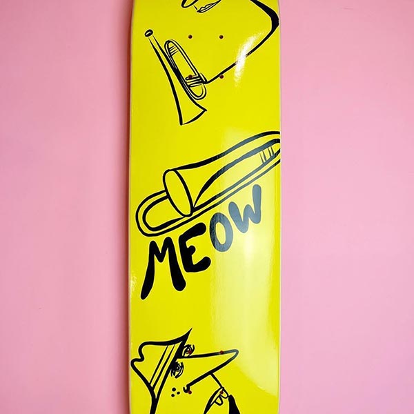Priscilla Moreno Guest Artist - Meow Skateboards