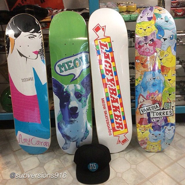 Now Available at Sub Versions! - Meow Skateboards