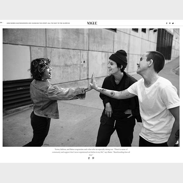 Vogue | Women Skateboarders - Meow Skateboards