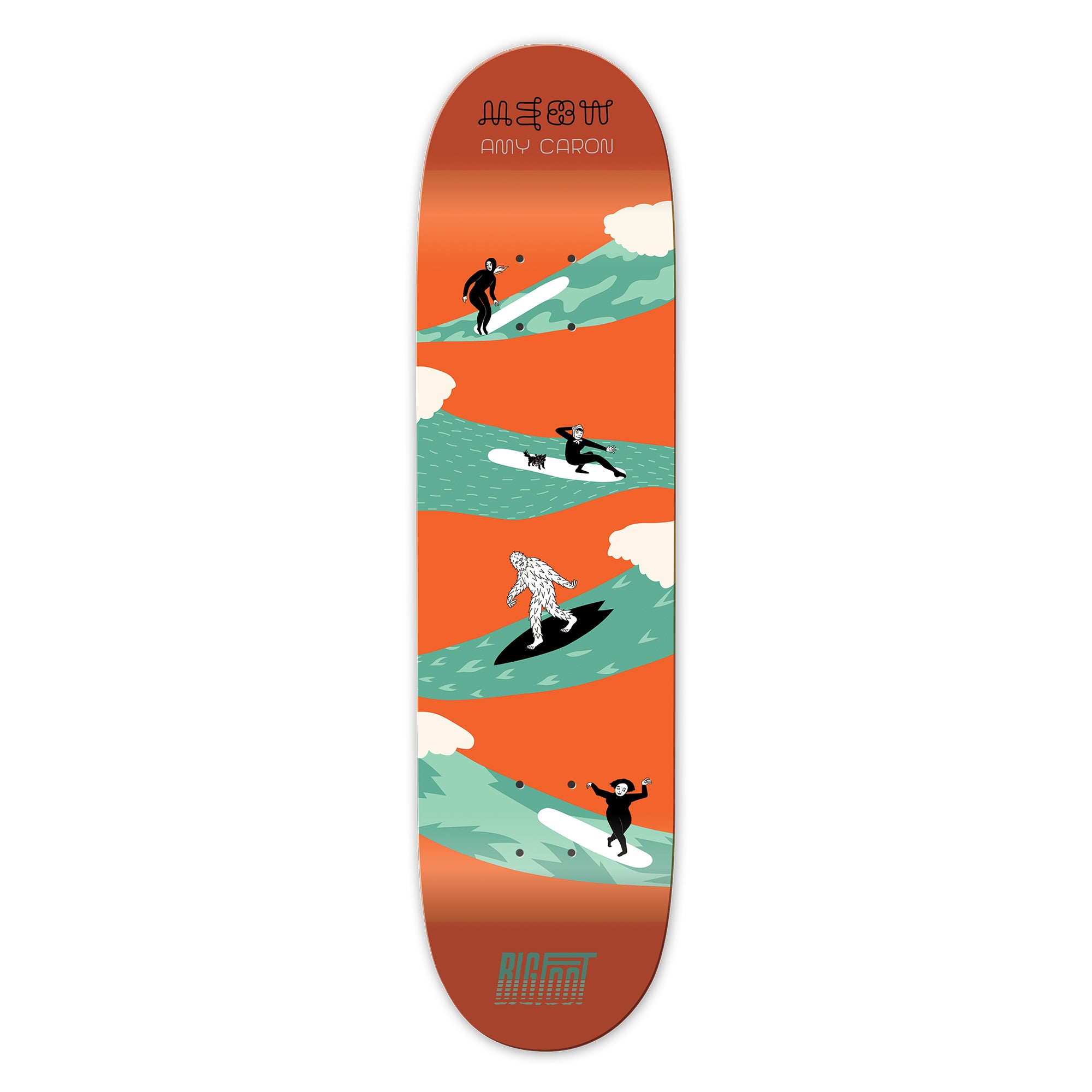 Amy Caron Bigfoot - Meow Skateboards