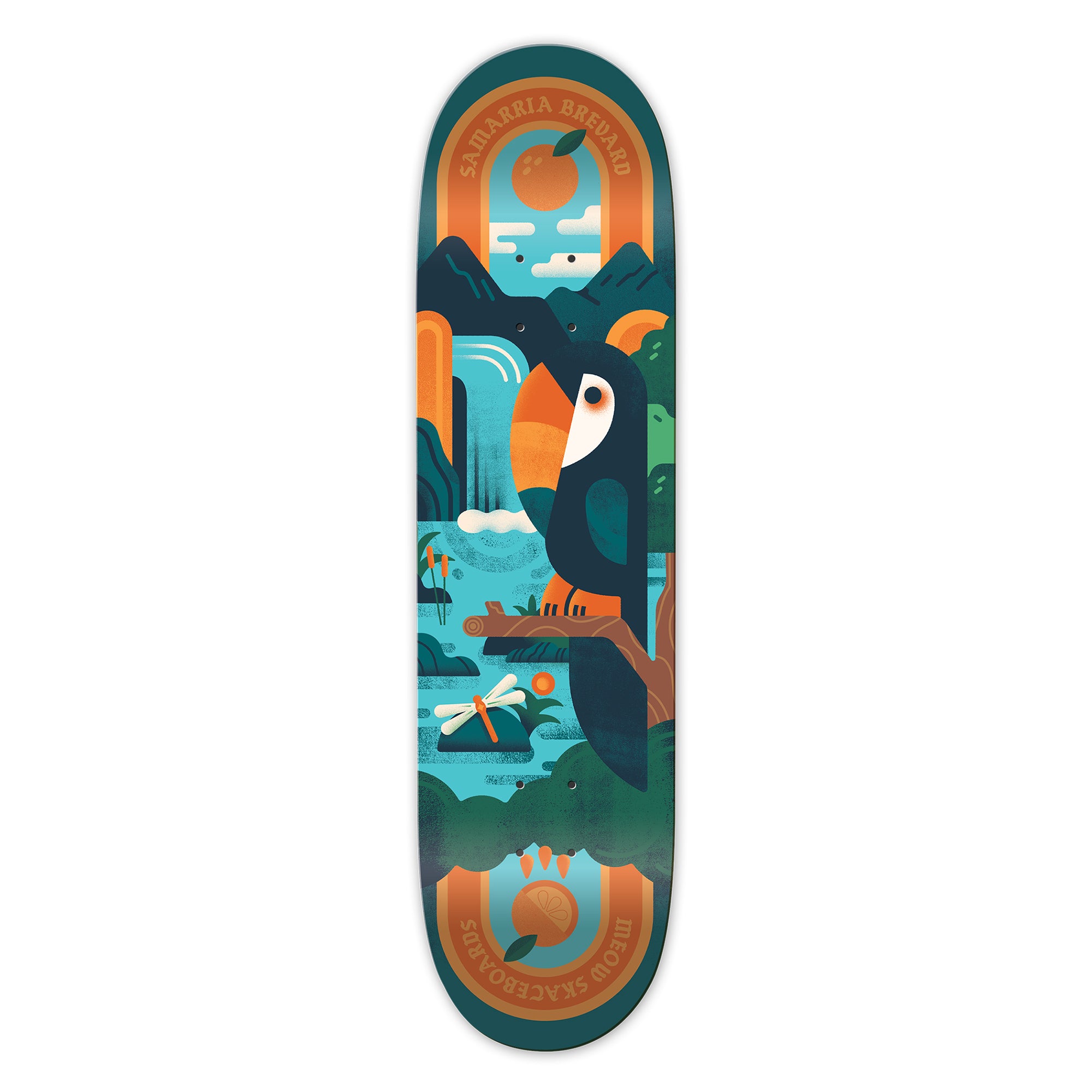 Samarria Brevard Utopia Deck - Meow Skateboards
