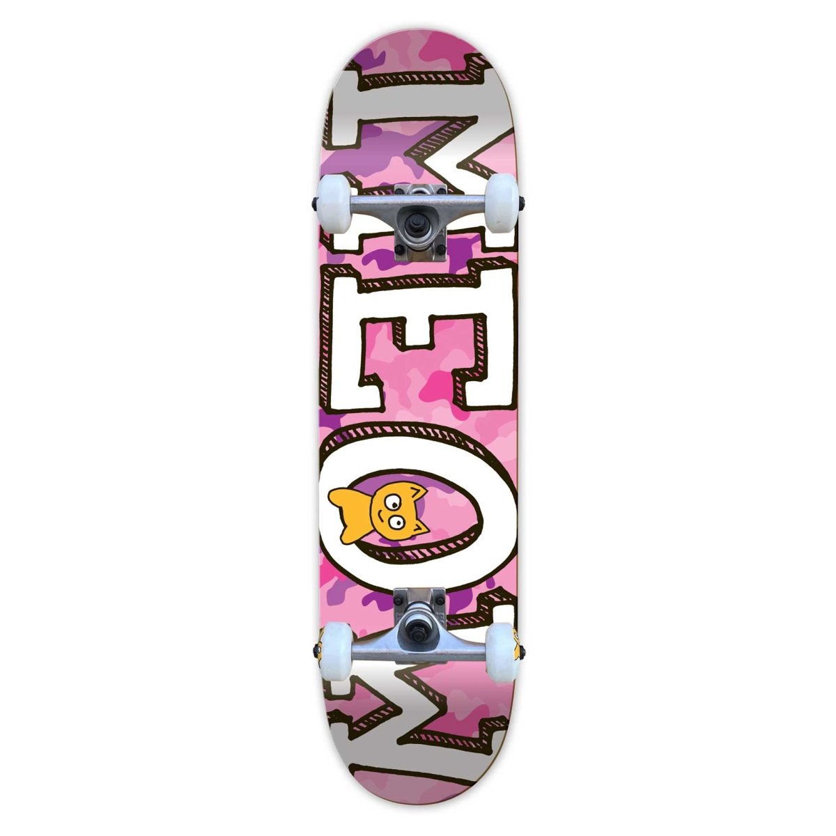 Logo [Camo Pink] Complete - 7.50" Mini - Meow Skateboards