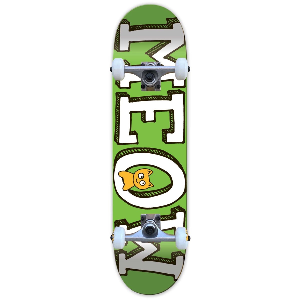 Logo [Green] Complete - 7.75" - Meow Skateboards