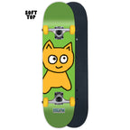 Big Cat [Green] Complete - 6.50" SOFT TOP - Meow Skateboards