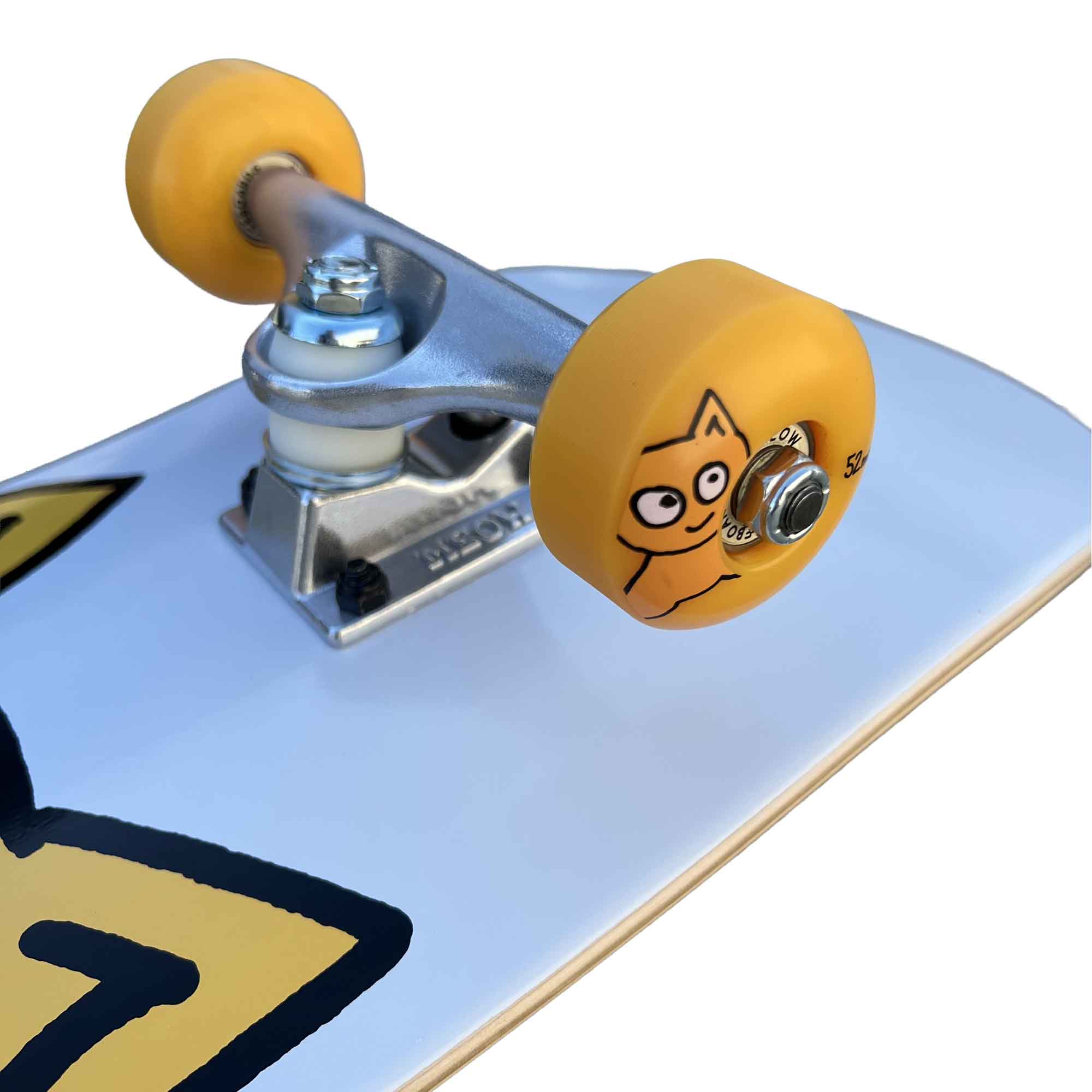 Big Cat [White] Complete - 8.25" - Meow Skateboards