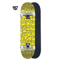 Sticker Pile CMYK [Yellow] Complete - 6.75" SOFT TOP - Meow Skateboards
