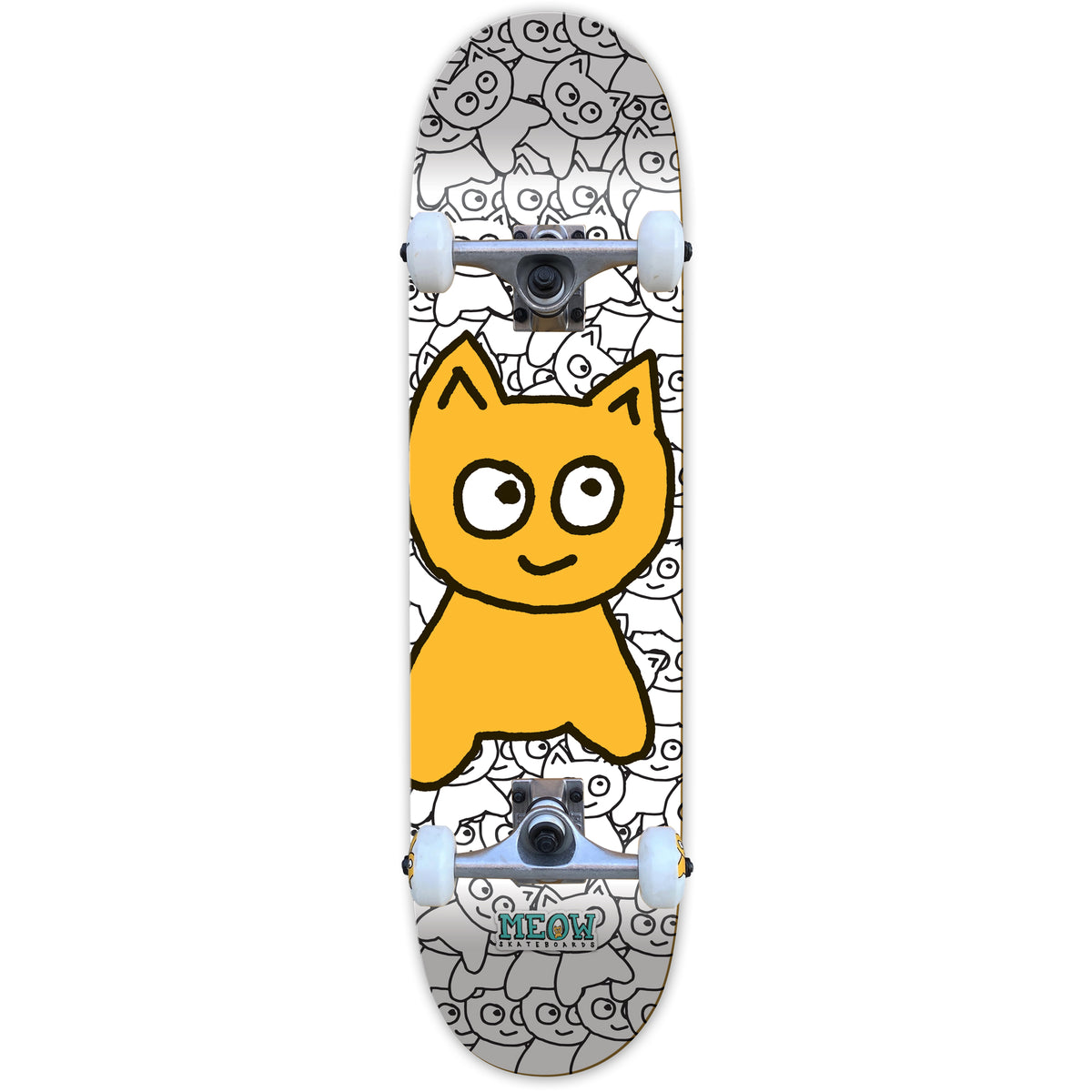 Sticker Pile Big Cat [White] Complete - 8.00&quot;