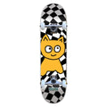 Big Cat Checker Twist [White] Complete - 7.75" - Meow Skateboards