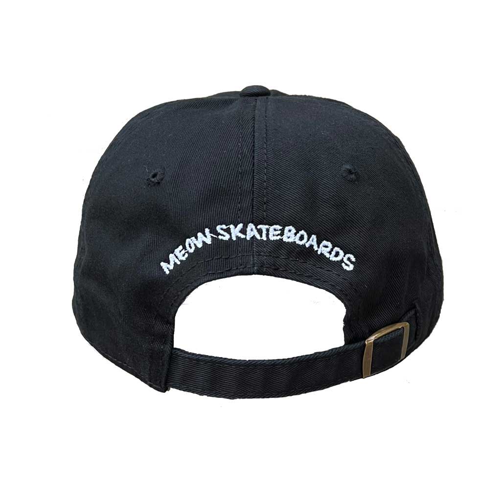 Meow Unstructured Hat [Black] - Meow Skateboards