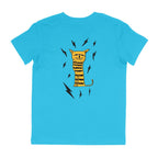 YOUTH | Tabby Lite Tee [Neon Blue] - Meow Skateboards