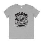 YOUTH | Heddy Tee [Heather Grey] - Meow Skateboards