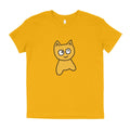 YOUTH | Big Cat Tee [Gold] - Meow Skateboards