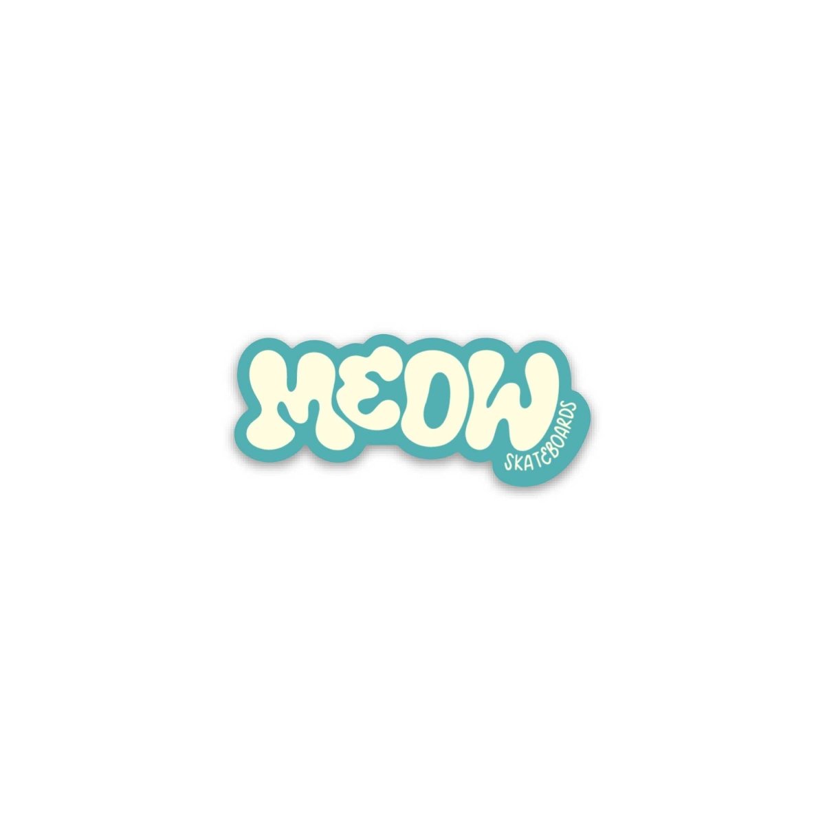 Coaster Sticker - Meow Skateboards