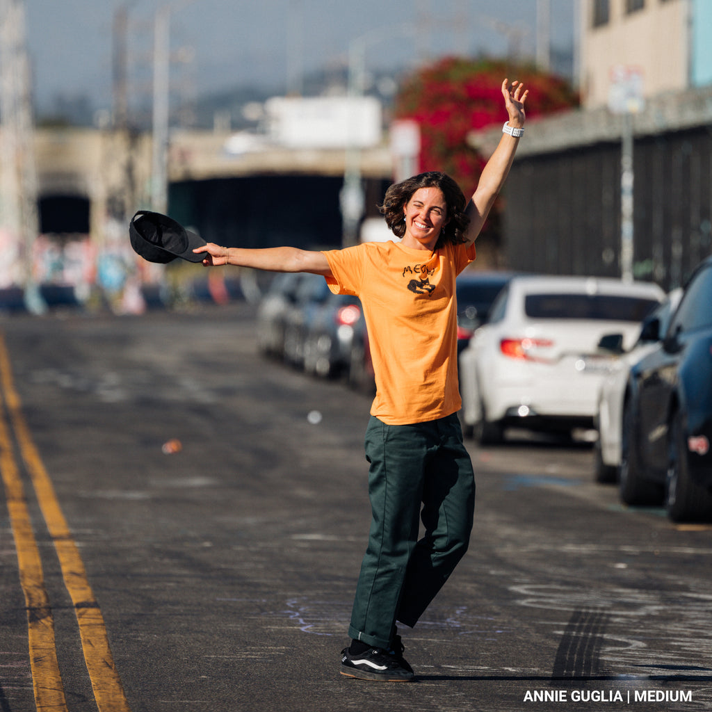 Cross Paw [Tangerine] - Meow Skateboards