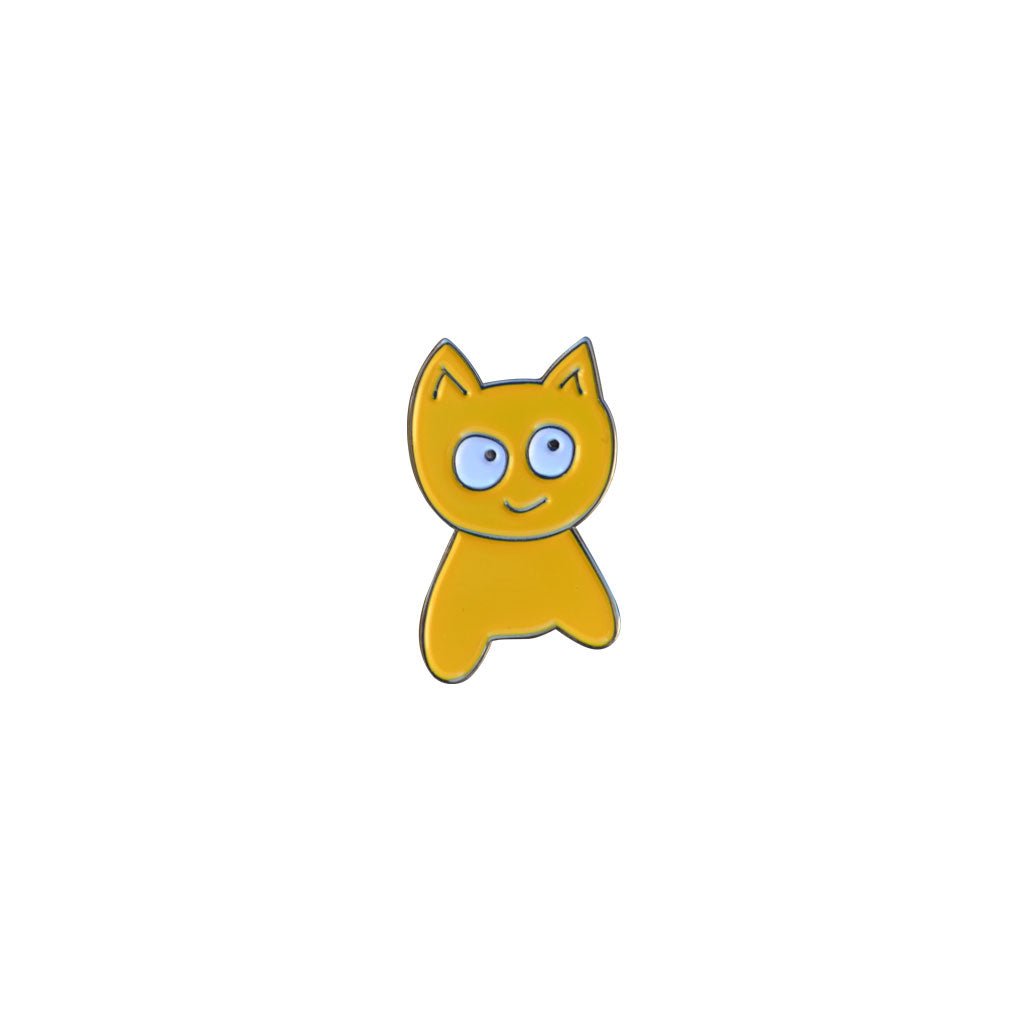 Cat Lapel Pin - Meow Skateboards