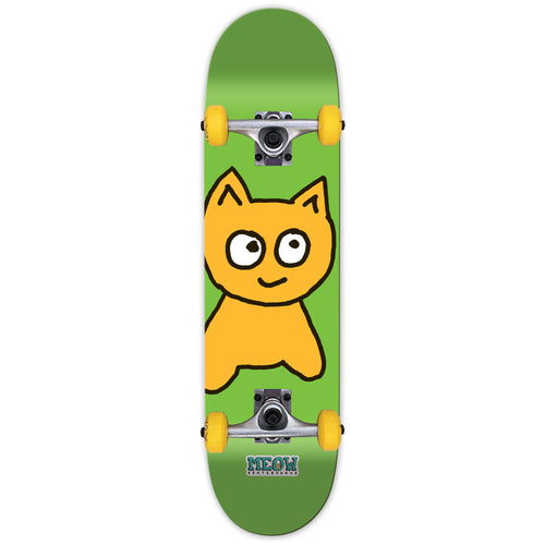 Big Cat [Green] Complete - 6.50" Mini - Meow Skateboards