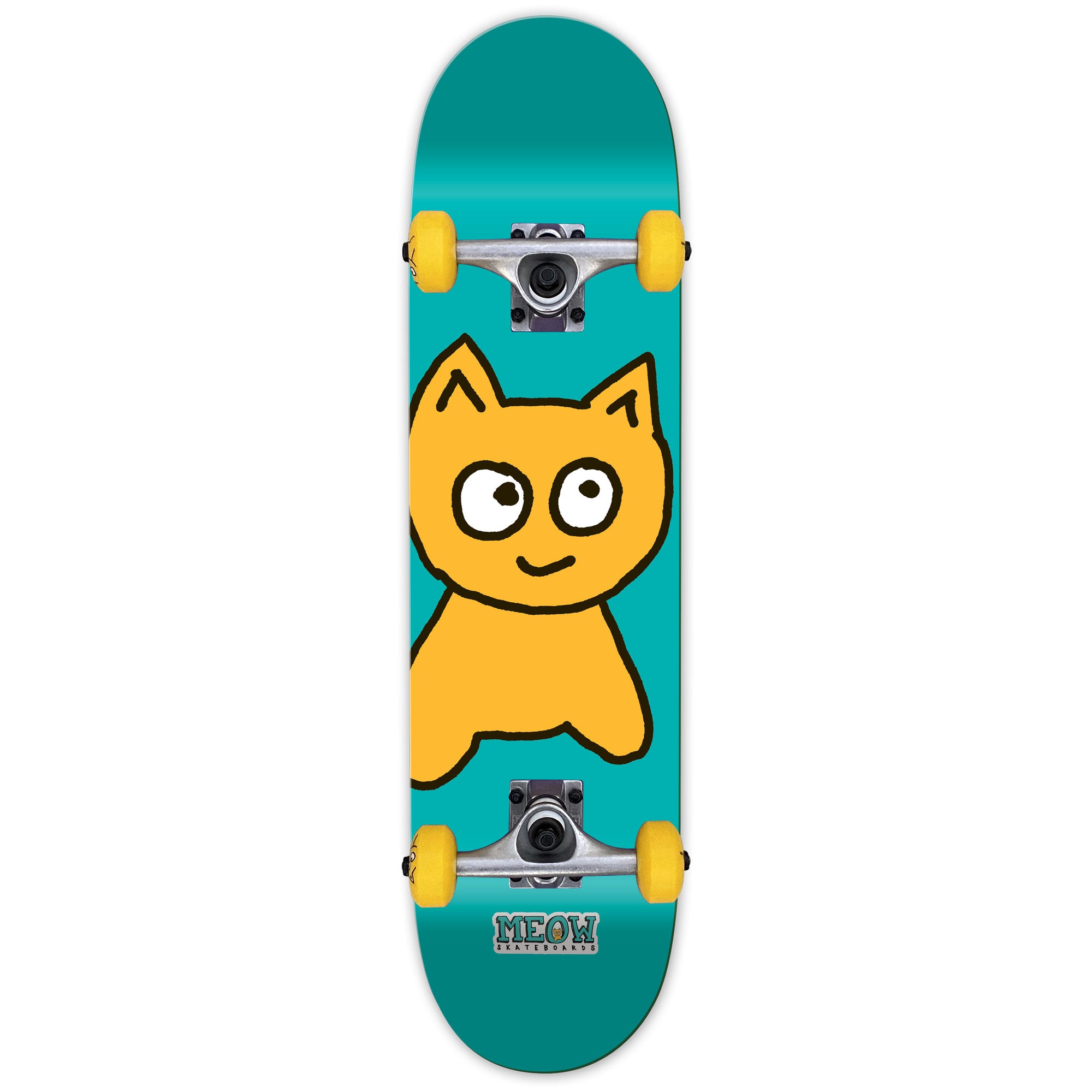 Actuator Spreekwoord risico Big Cat [Teal] Complete 7.25" Mini - Meow Skateboards