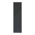 Sheet of black skateboard griptape on a white background