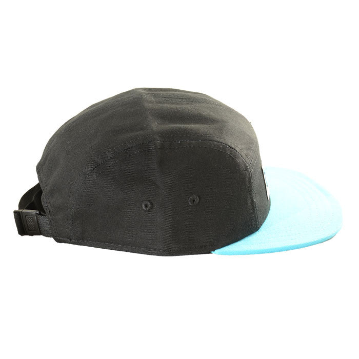 Logo 5-Panel Camp Hat [Black/Teal]