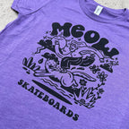 YOUTH | Heddy Tee [Heather Purple] - Meow Skateboards