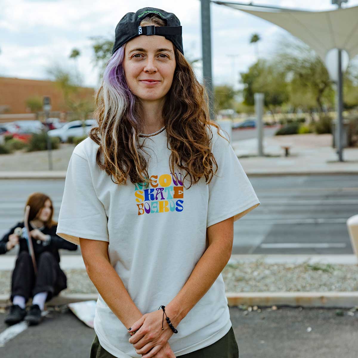 Yarnball Tee [Natural] - Meow Skateboards